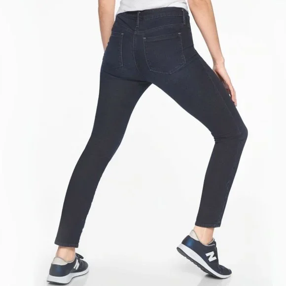 NWT Athleta Overdye Ankle Skinny Sculptek Jeans Size 0 - Picture 2 of 6